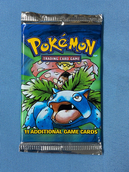 Pokemon TCG: Base Set Unlimited Booster Pack (Venusaur) – TBC Games