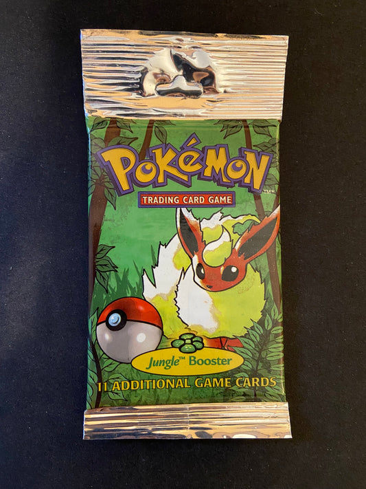 Pokemon TCG: HEAVY Jungle Unlimited Booster Pack Long Crimp (Flareon)