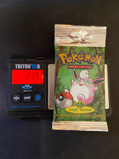 Pokemon TCG: HEAVY Jungle Unlimited Booster Pack Long Crimp (Wigglytuf – TBC Games