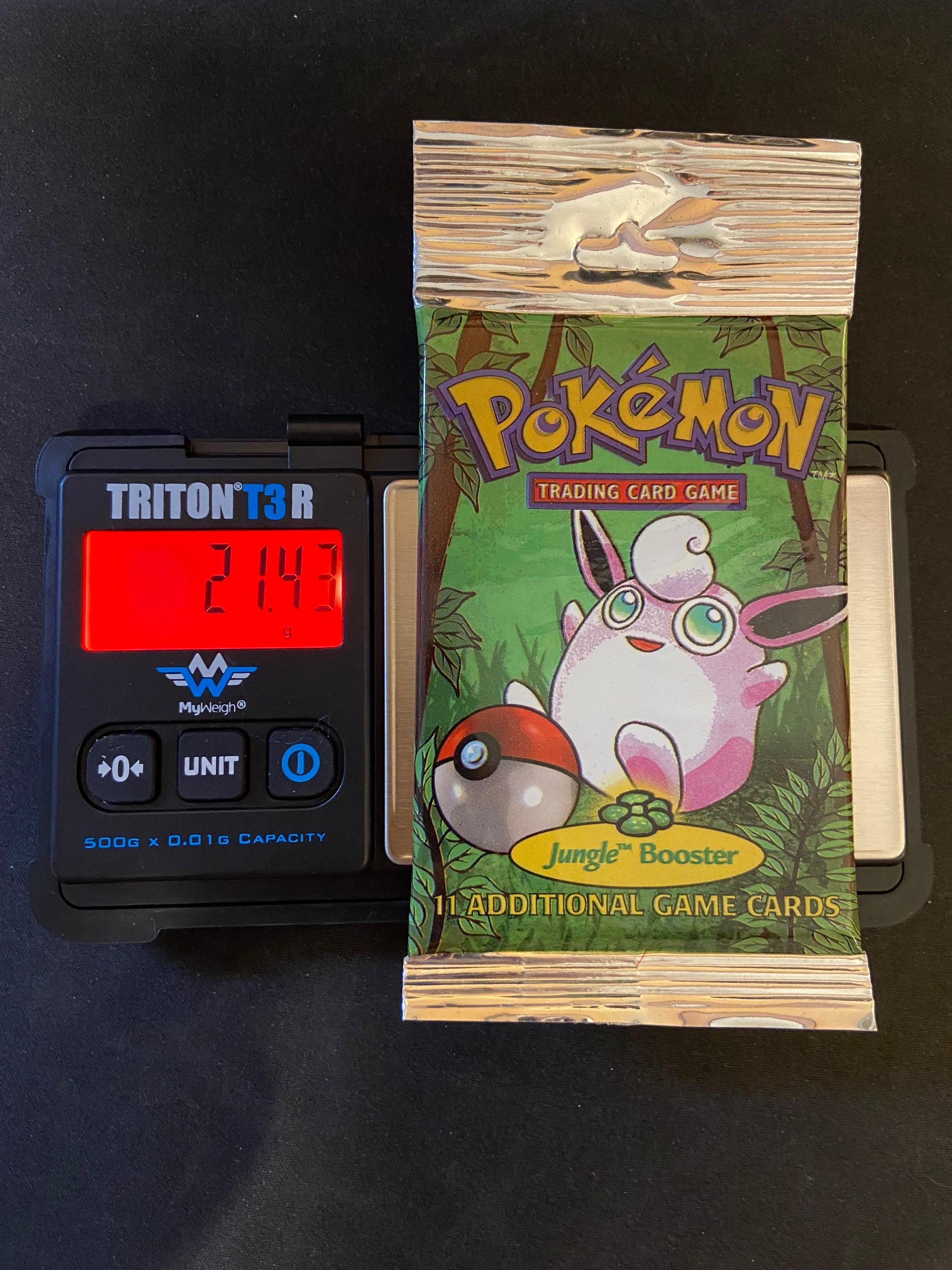 Pokemon TCG: HEAVY Jungle Unlimited Booster Pack Long Crimp (Wigglytuf TBC Games Pokemon TCG: HEAVY Jungle Unlimited Booster Pack Long Crimp (Wigglytuf TBC Games