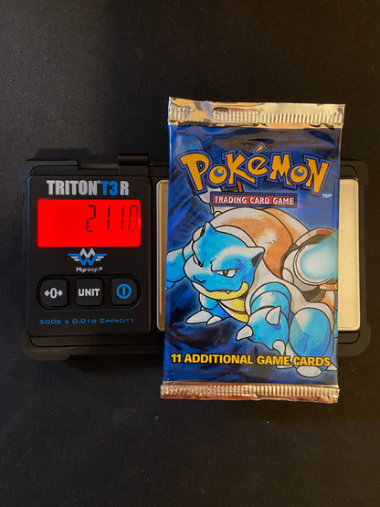 how much do pokemon booster packs weigh Pokemon TCG: POTENTIAL HEAVY Base Set Unlimited Booster Pack (Blastois – TBC Games