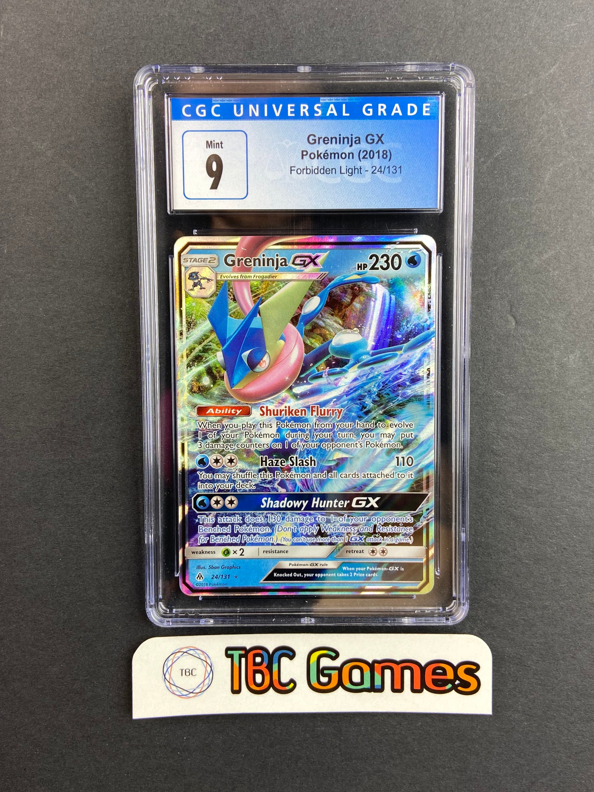 Greninja GX Forbidden Light 24/131 CGC 9 – TBC Games