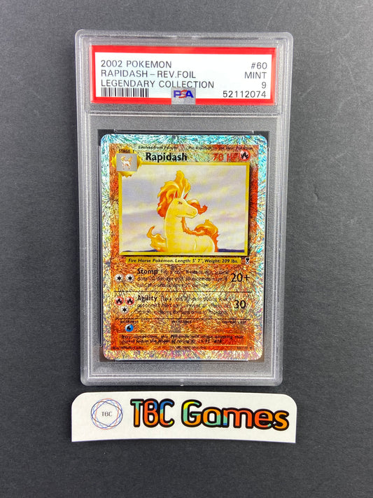 Rapidash Legendary Collection Reverse Holo 60/110 PSA 9