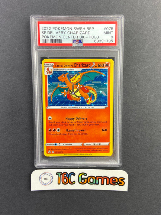 Special Delivery Charizard SWSH075 PSA 9