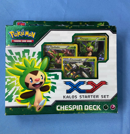 Pokemon TCG: X & Y - Kalos Starter Set Deck Box (Chespin) TBC Games Pokemon TCG: X & Y - Kalos Starter Set Deck Box (Chespin) TBC Games