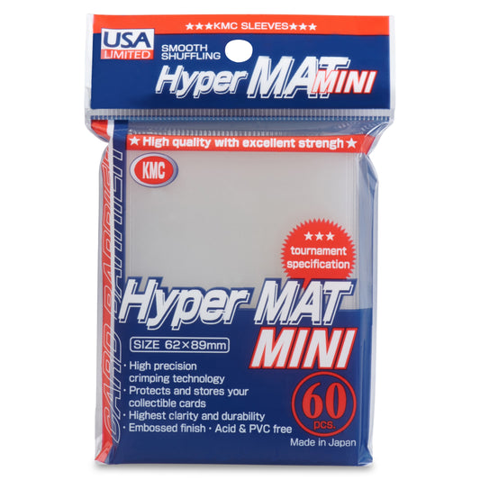 KMC: Hyper MAT Mini Card Sleeves - Clear (60)
