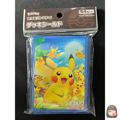 Large Gathering Pikachu Pokemon Center Japan Card Sleeves TBC Games Large Gathering Pikachu Pokemon Center Japan Card Sleeves TBC Games