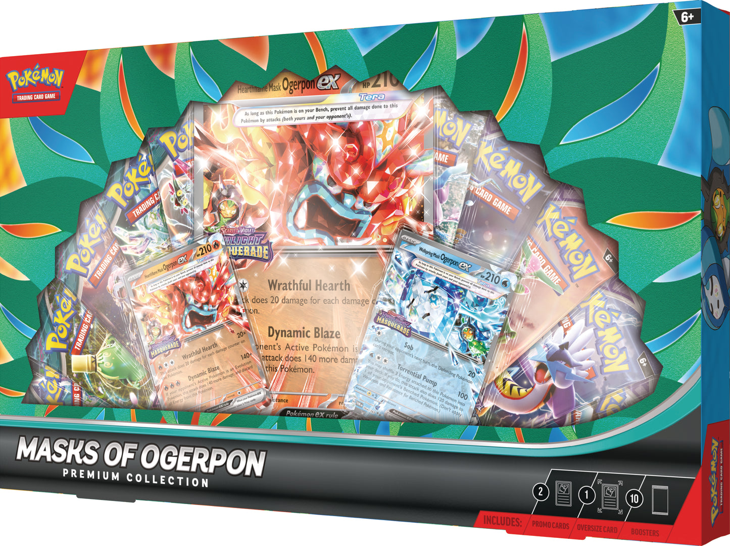 Pokemon TCG: Scarlet & Violet - Masks of Ogerpon Premium Collection Box