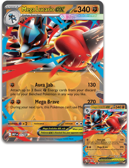 Pokemon TCG: Mega Evolution - Mega Lucario ex Figure Collection Box
