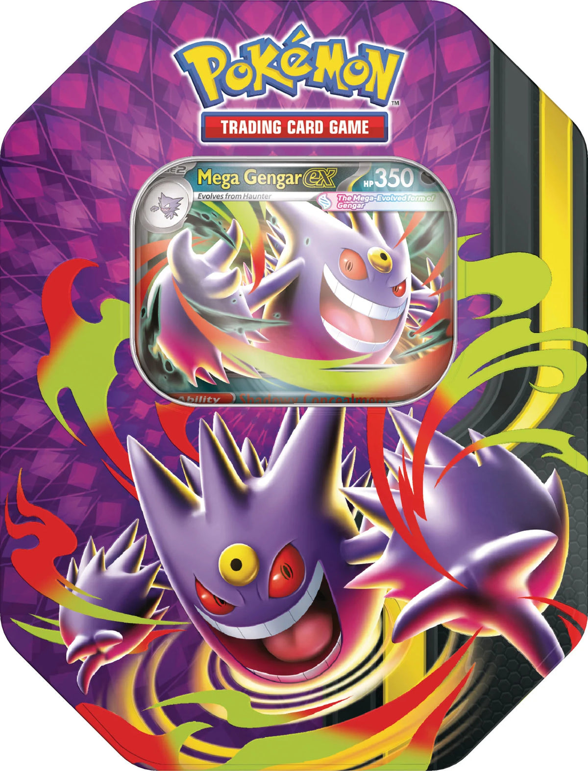 Pokemon TCG: Mega Moonlit Tin (Mega Gengar/Mega Clefable)