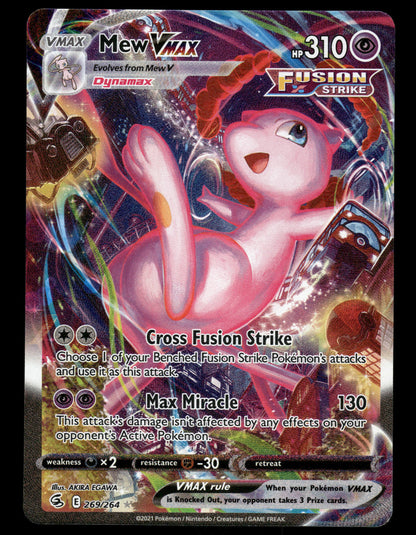 [NM] Mew VMAX Fusion Strike Alt Art #269