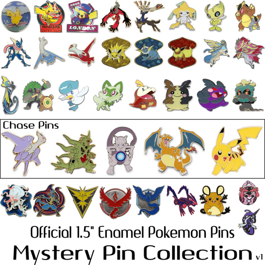 Mystery Pokemon Pin Collection - Official Pokemon Enamel Pin