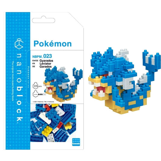 Nanoblock Pokemon Series Building Kit - Gyarados (170 pieces)