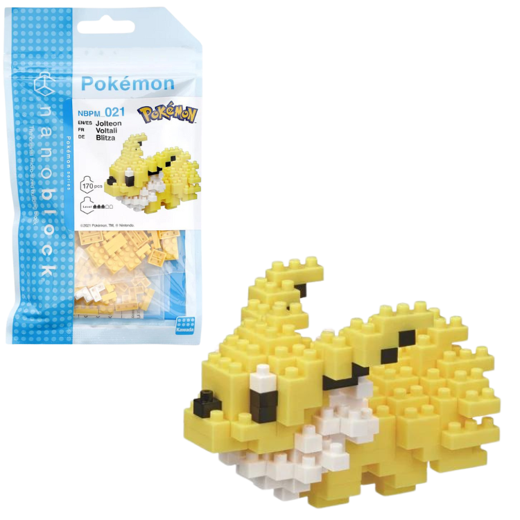 Nanoblock Pokemon Series Building Kit - Jolteon (170 pieces)