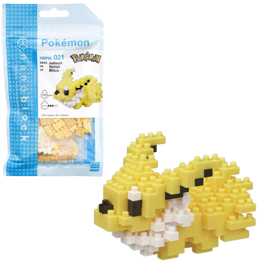 Nanoblock Pokemon Series Building Kit - Jolteon (170 pieces)