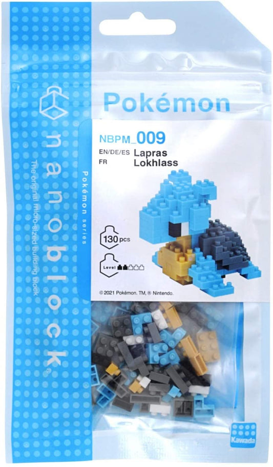 Nanoblock Pokemon Series Building Kit - Lapras (130 pieces)
