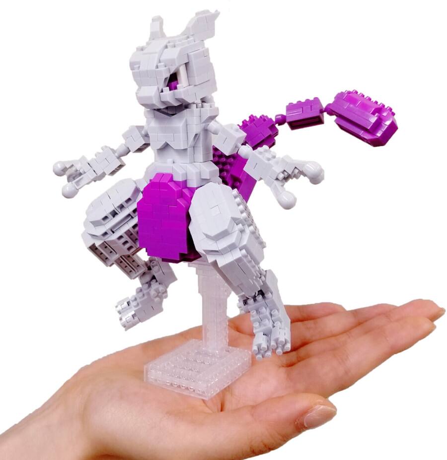 Nanoblock Pokemon Series Building Kit - Mewtwo Deluxe Edition (620 pieces)