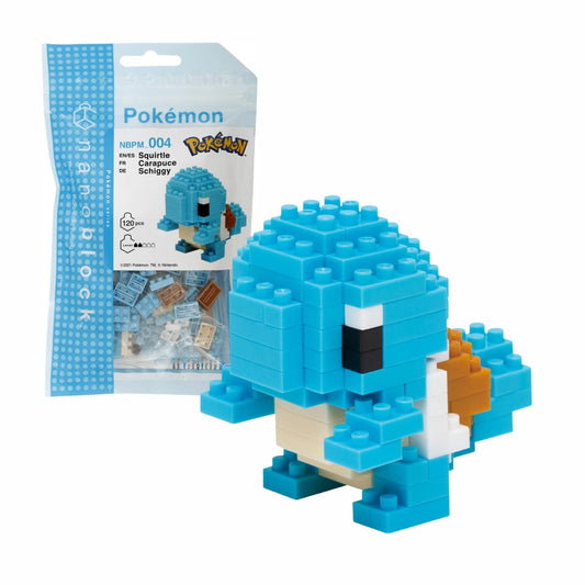 Nanoblock Pokemon Series Building Kit - Squirtle (120 pieces)