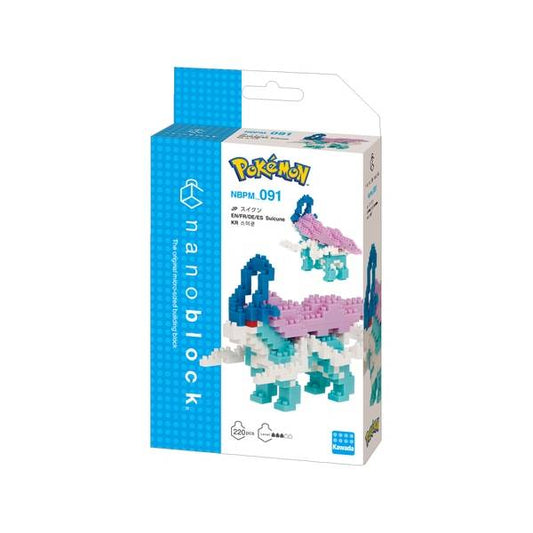 Nanoblock Pokemon Series Building Kit - Suicune (220 pieces)