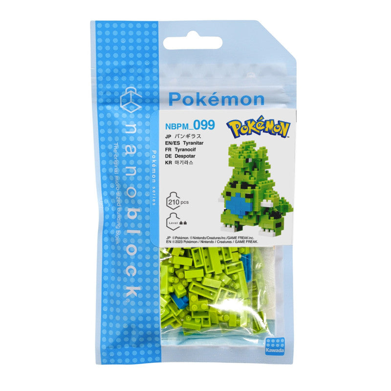 Nanoblock Pokemon Series Building Kit - Tyranitar (210 pieces)
