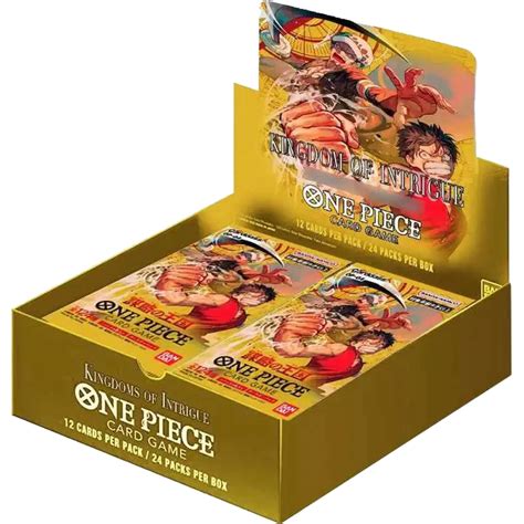 One Piece TCG: Kingdoms of Intrigue OP-04 English Booster Box