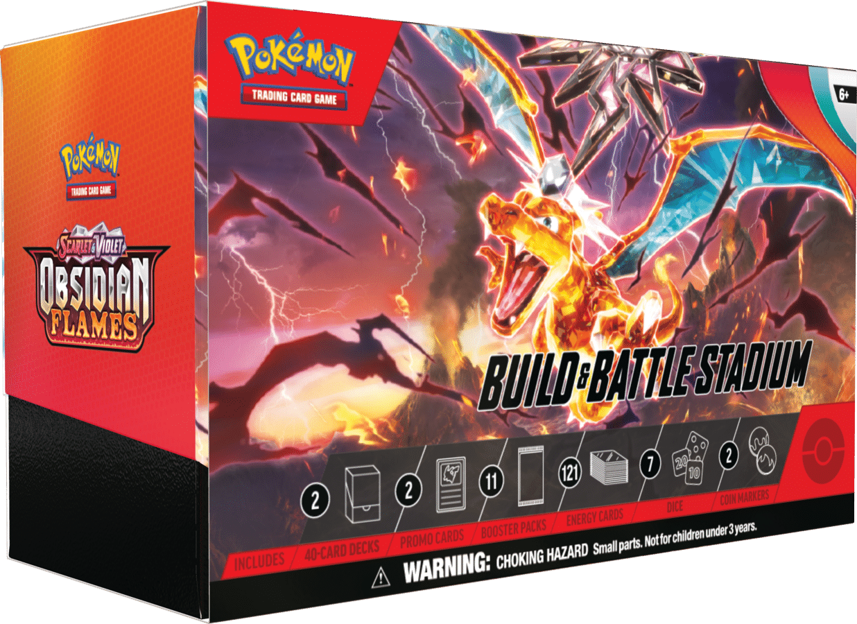 Pokemon TCG: Scarlet & Violet - Obsidian Flames Build & Battle Stadium