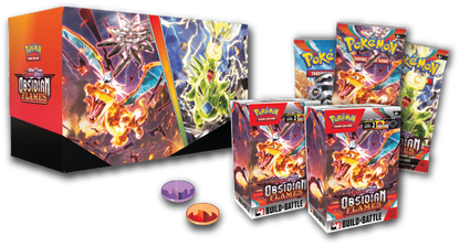 Pokemon TCG: Scarlet & Violet - Obsidian Flames Build & Battle Stadium