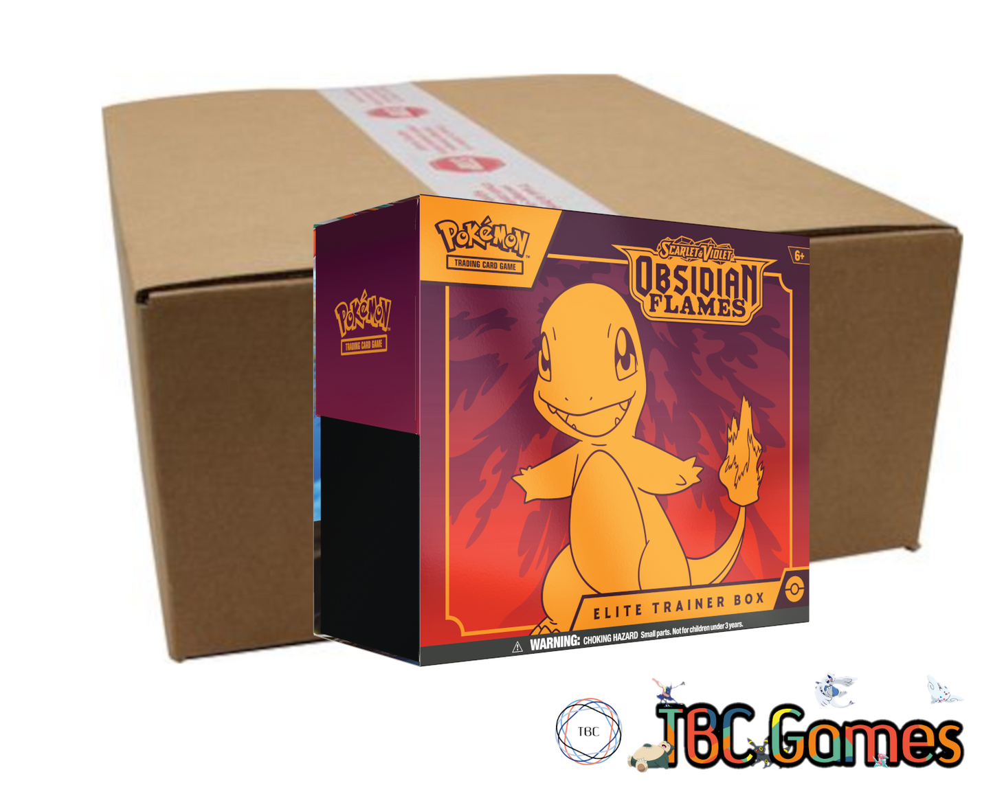Pokemon TCG: Scarlet & Violet - Obsidian Flames Elite Trainer Box Sealed Case (10 Boxes)