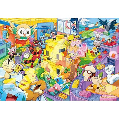 Ensky Puzzle: PK1000T-02 Pokemon Building Pikachu Blocks Together (1000 Pieces)