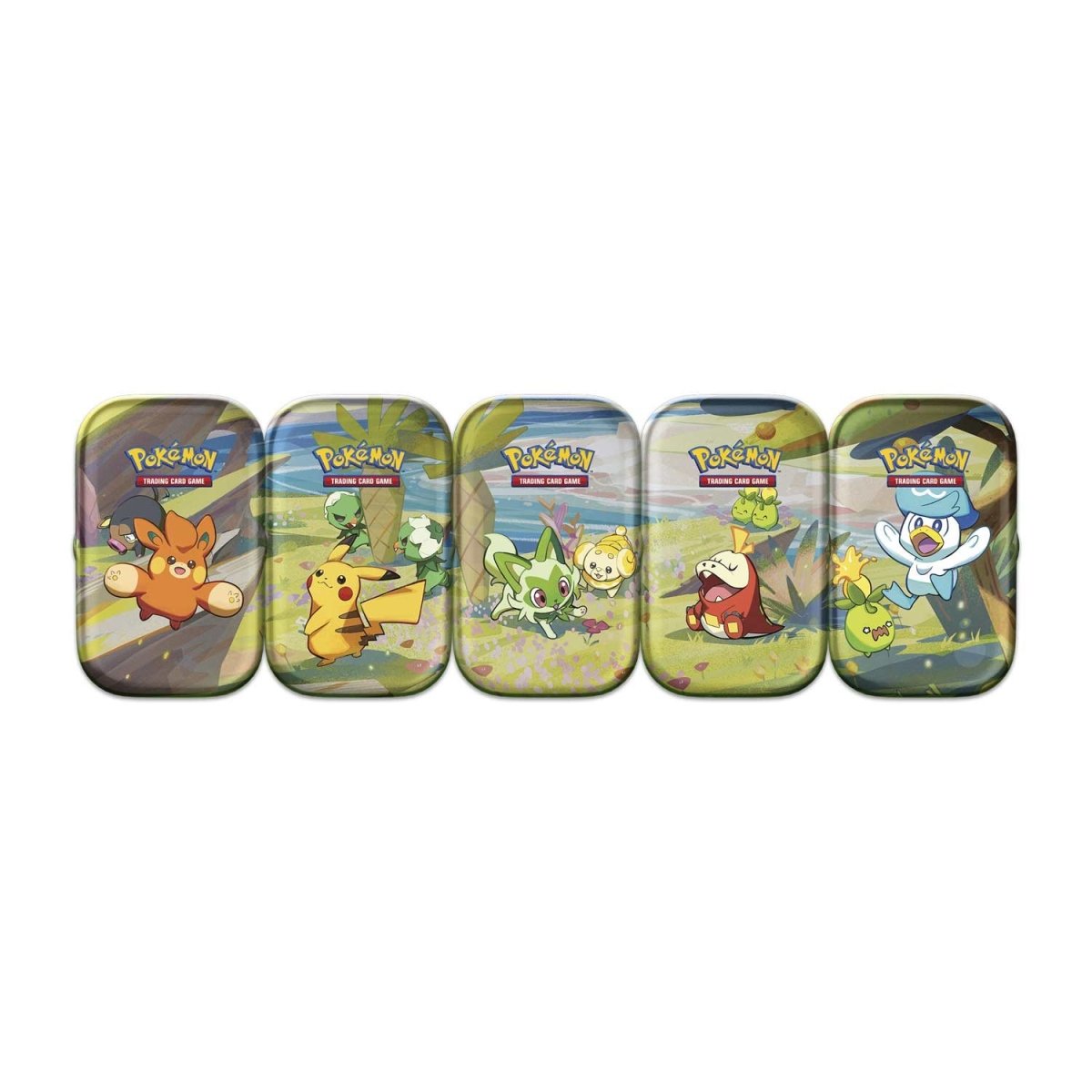 Pokemon TCG: Scarlet & Violet - Paldea Friends Mini Tin Sealed Display