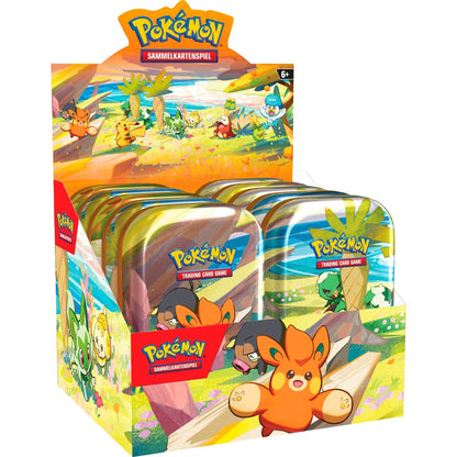 Pokemon TCG: Scarlet & Violet - Paldea Friends Mini Tin Sealed Display