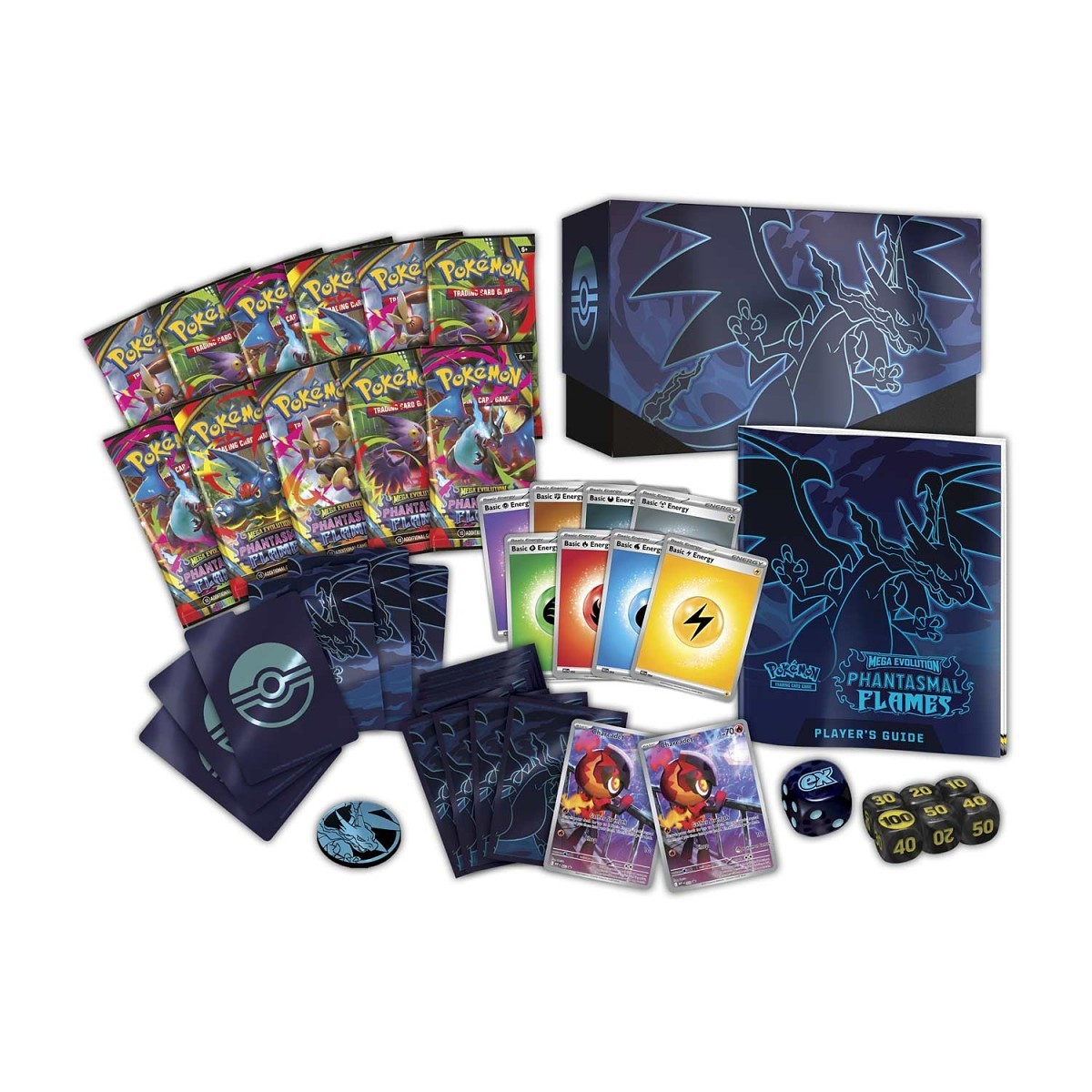 Pokemon TCG: Mega Evolution - Phantasmal Flames Pokemon Center Elite Trainer Box