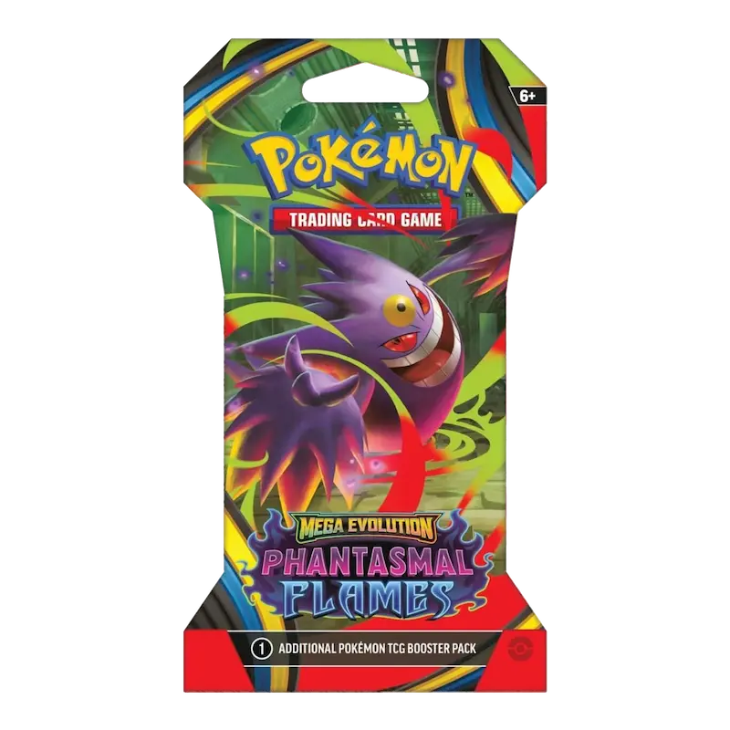 Pokemon TCG: Mega Evolution - Phantasmal Flames Sleeved Booster Pack