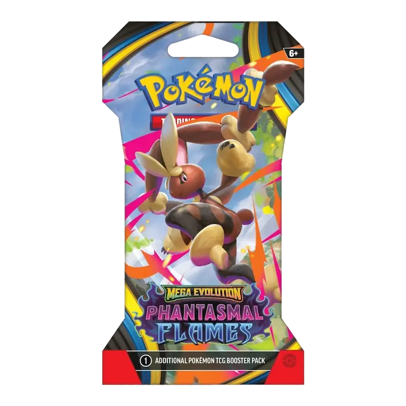 Pokemon TCG: Mega Evolution - Phantasmal Flames Sleeved Booster Pack