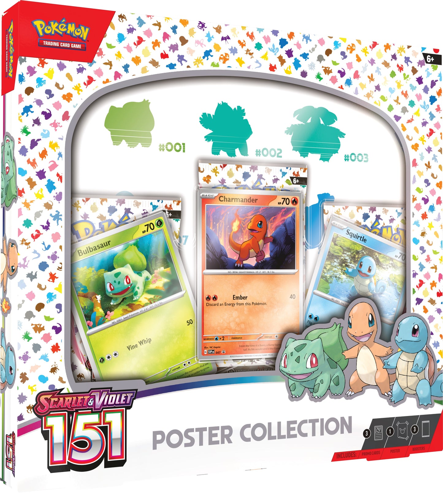 Pokemon TCG: Scarlet & Violet - Pokemon 151 Poster Collection Box