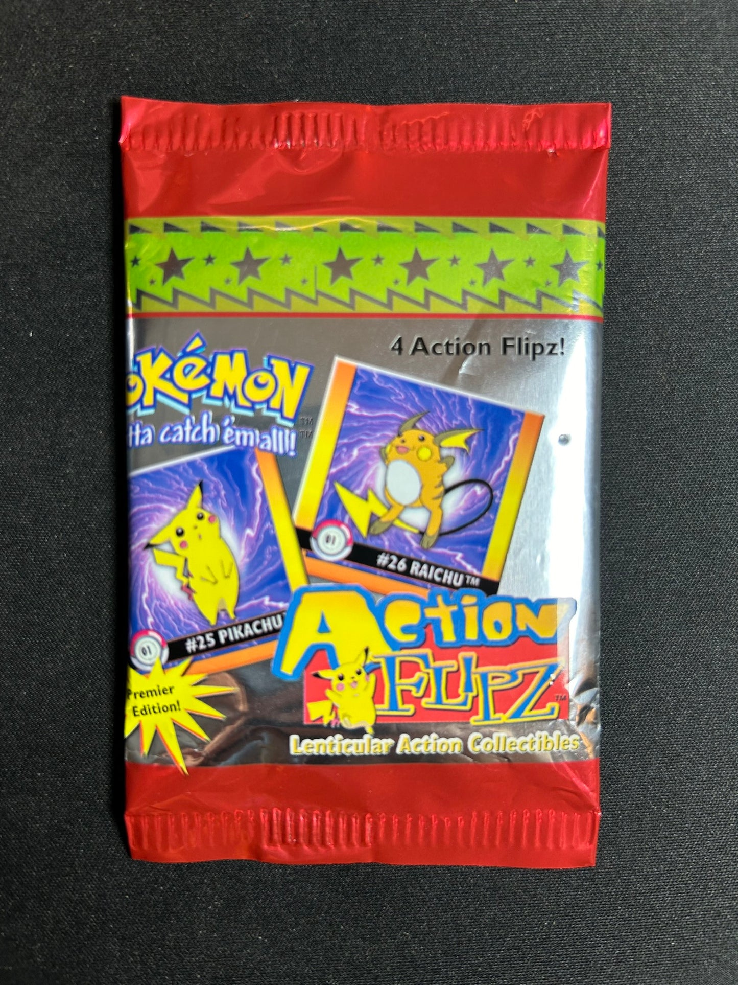 Pokemon Action Flipz Premier Edition Artbox Lenticular Action Booster Pack