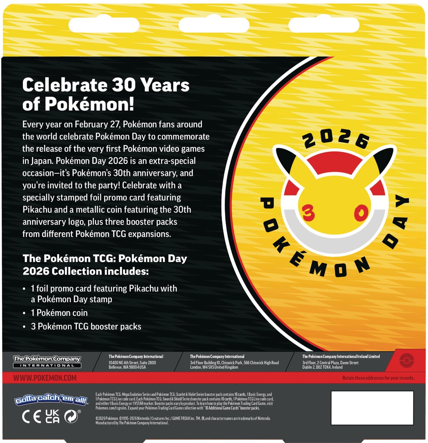 Pokemon TCG: Pokemon Day 2026 Collection