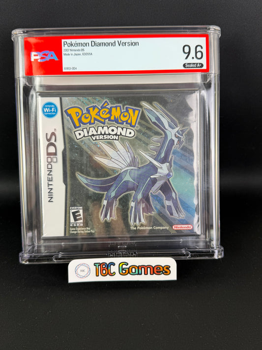 Pokemon Diamond Version Sealed DS WATA PSA 9.6 A+