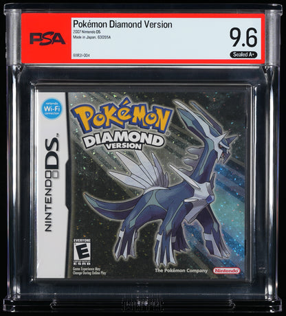 Pokemon Diamond Version Sealed DS WATA PSA 9.6 A+