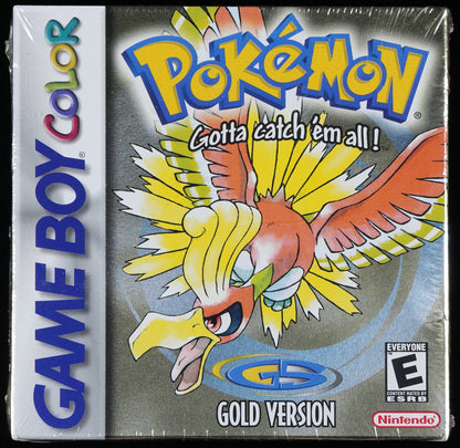 Pokemon Gold Version Sealed Game Boy Color WATA PSA 9.0 A