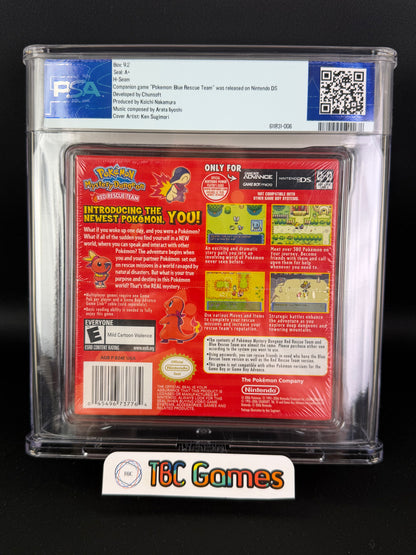 Pokemon Mystery Dungeon Red Rescue Team Sealed GBA WATA PSA 9.2 A+