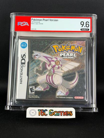 Pokemon Pearl Version Sealed DS WATA PSA 9.6 A+