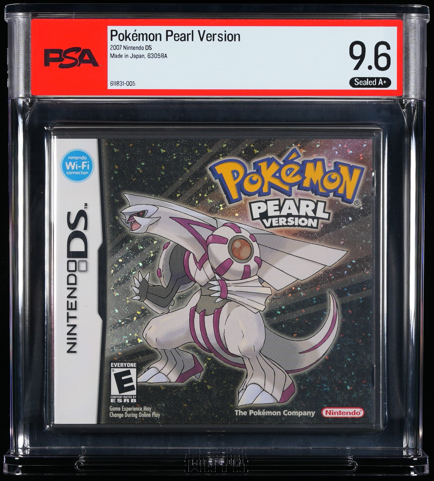 Pokemon Pearl Version Sealed DS WATA PSA 9.6 A+