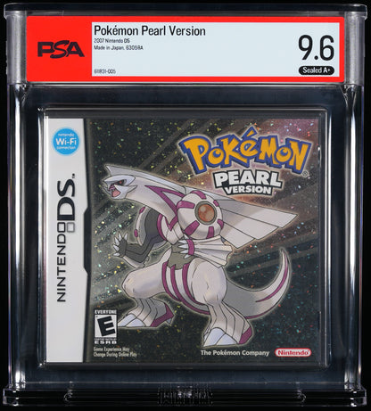 Pokemon Pearl Version Sealed DS WATA PSA 9.6 A+