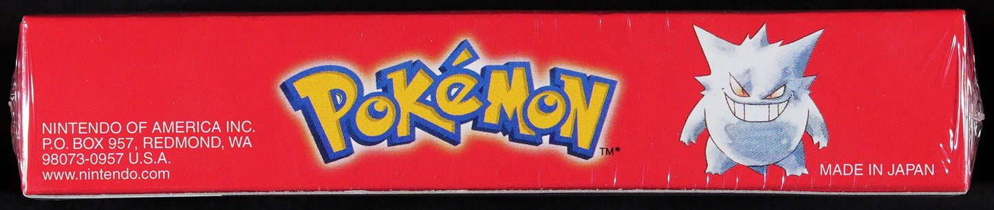 Pokemon Red Version Sealed Rattata Fuzzy ESRB Game Boy WATA PSA 9.8 A+
