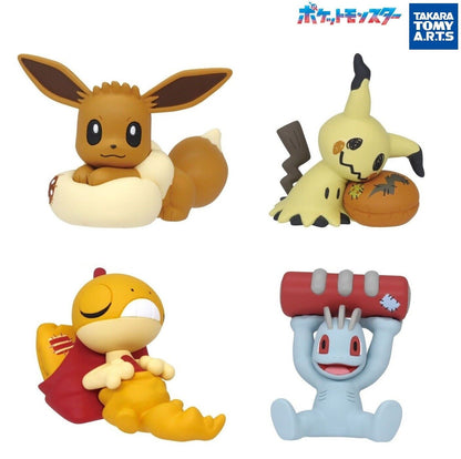 Pokemon at Home! Relaxation Mascot Part 2 Mini Figure Gashapon Toy Tomy Takara (Eevee)