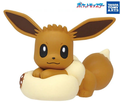 Pokemon at Home! Relaxation Mascot Part 2 Mini Figure Gashapon Toy Tomy Takara (Eevee)