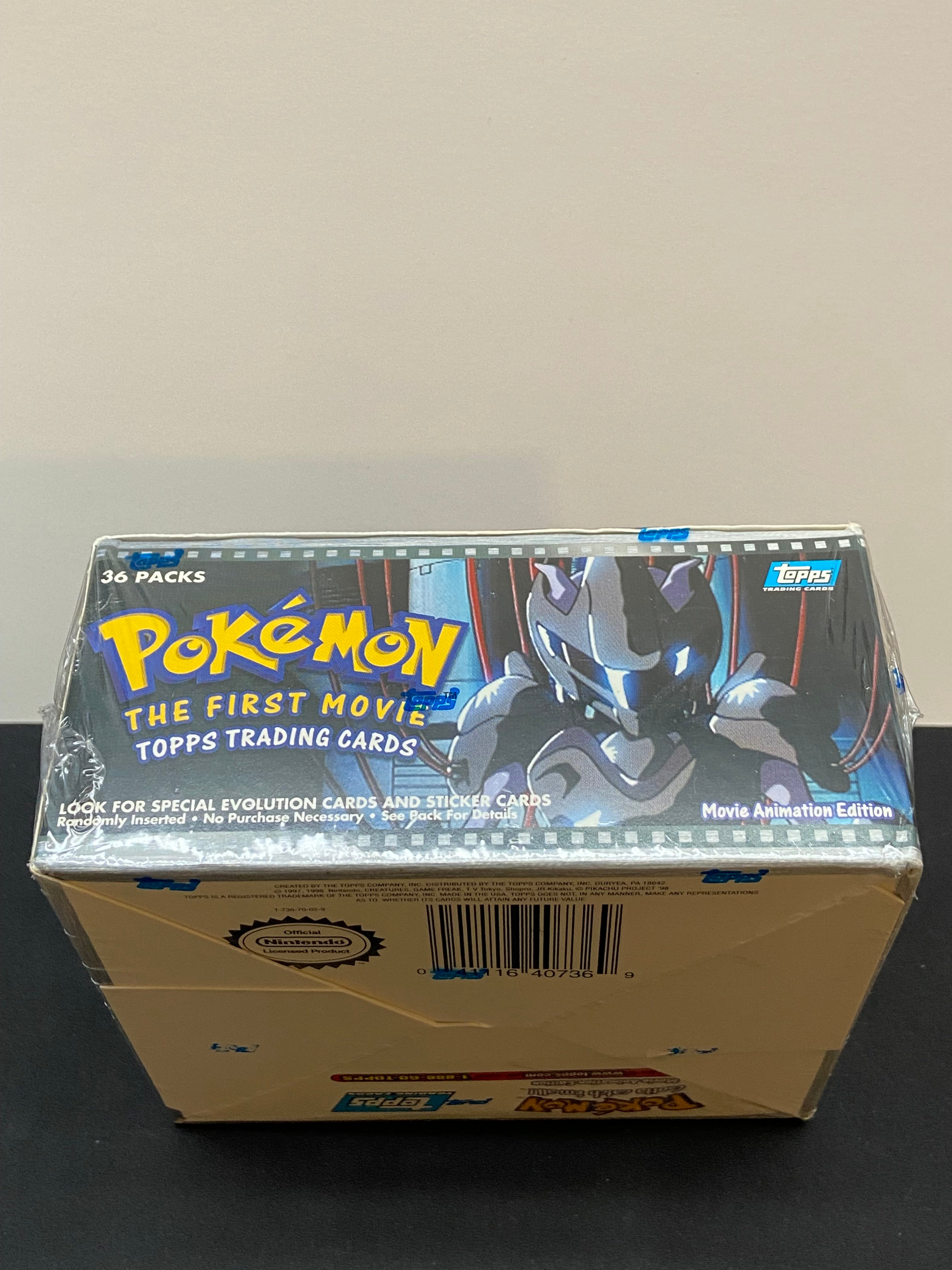 Pokemon The First Movie 1999 Topps Blue Logo Booster Box – TBC Games