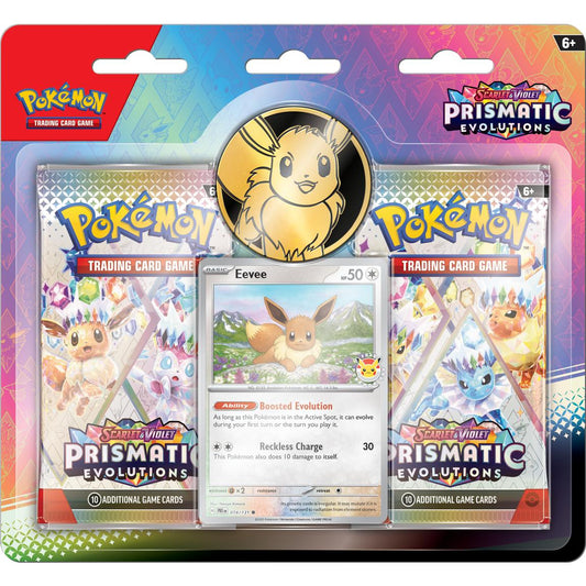 Pokemon TCG: Scarlet & Violet - Prismatic Evolutions 2 Pack Blister (Eevee)