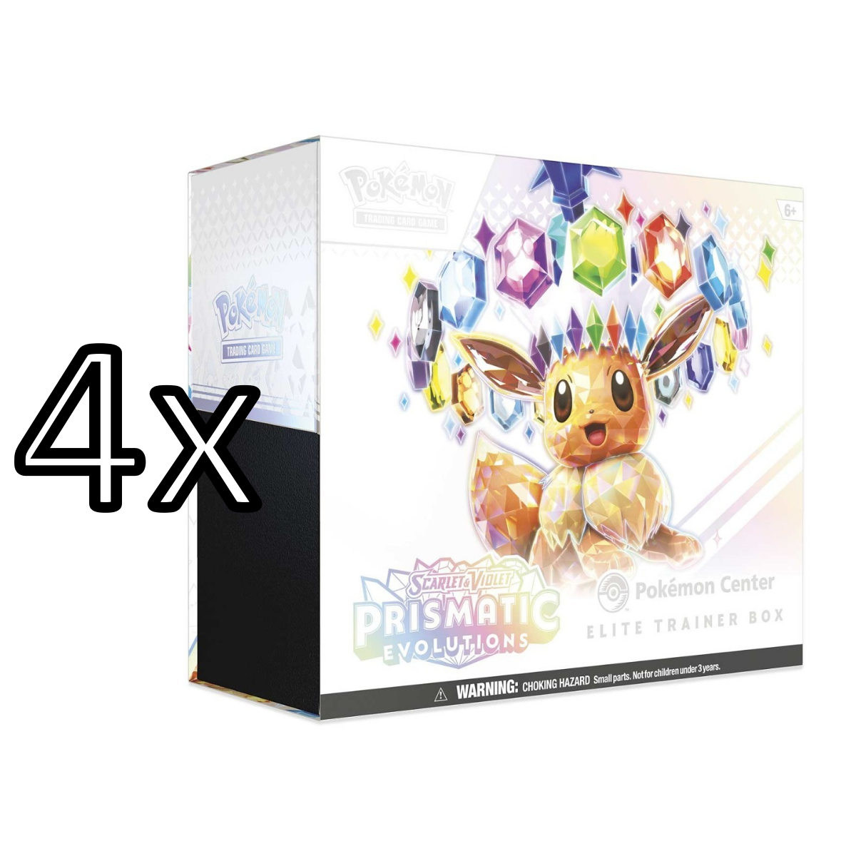 Pokemon TCG: Scarlet & Violet - Prismatic Evolutions Pokemon Center Elite Trainer Box Sealed Case